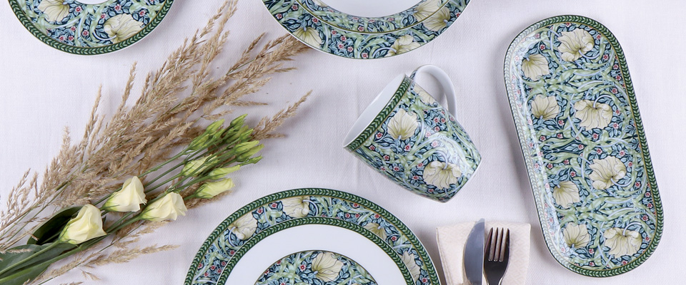 Чайно-столовая фарфоровая посуда Primrose (Home Collection)